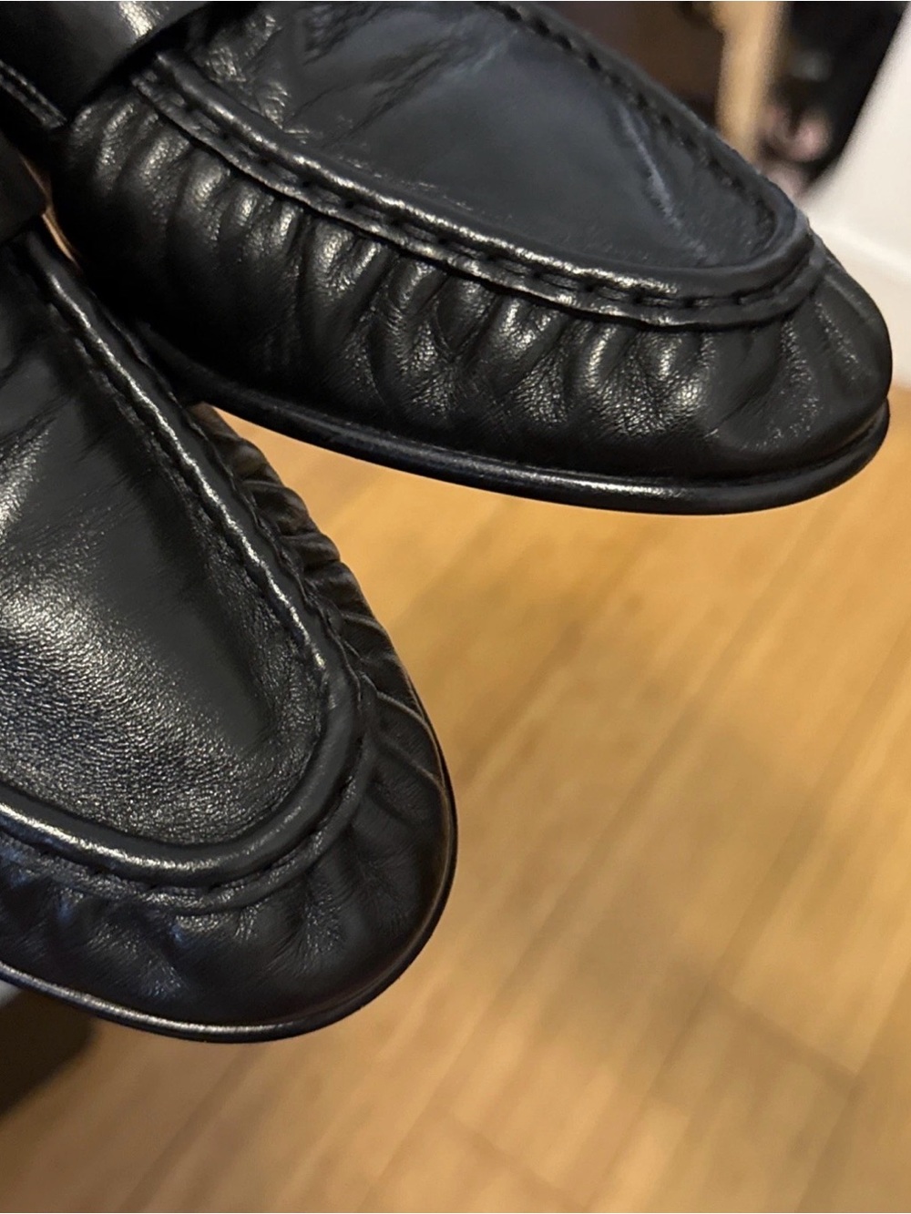 The row Black Leather Loafers 38 - Picture 4 of 5